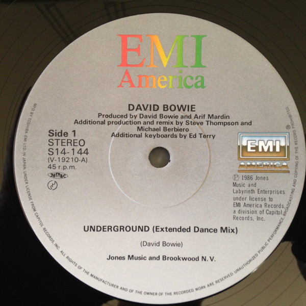 David Bowie – Underground (Extended Dance Mix) - obrazek 3