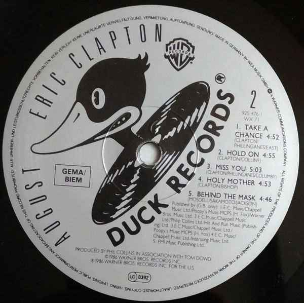 Eric Clapton – August - obrazek 4