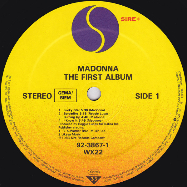 Madonna – The First Album - obrazek 3