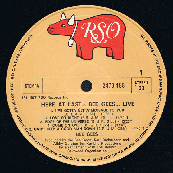 Bee Gees – Here At Last... Bee Gees... Live - obrazek 3
