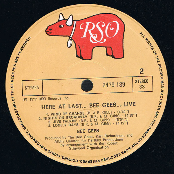 Bee Gees – Here At Last... Bee Gees... Live - obrazek 6