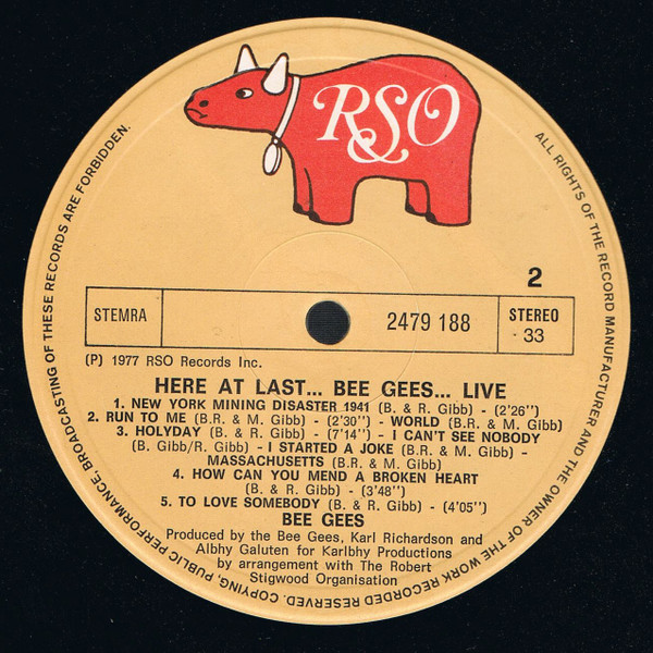 Bee Gees – Here At Last... Bee Gees... Live - obrazek 4