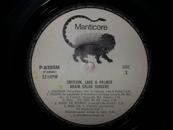 Emerson, Lake & Palmer – Brain Salad Surgery - obrazek 5