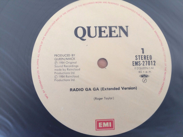 Queen – Radio Ga Ga winyl | japońskie wydanie LP - obrazek 4