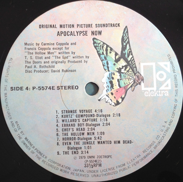 Carmine Coppola & Francis Coppola – Apocalypse Now winyl | japońskie wydanie LP - obrazek 12