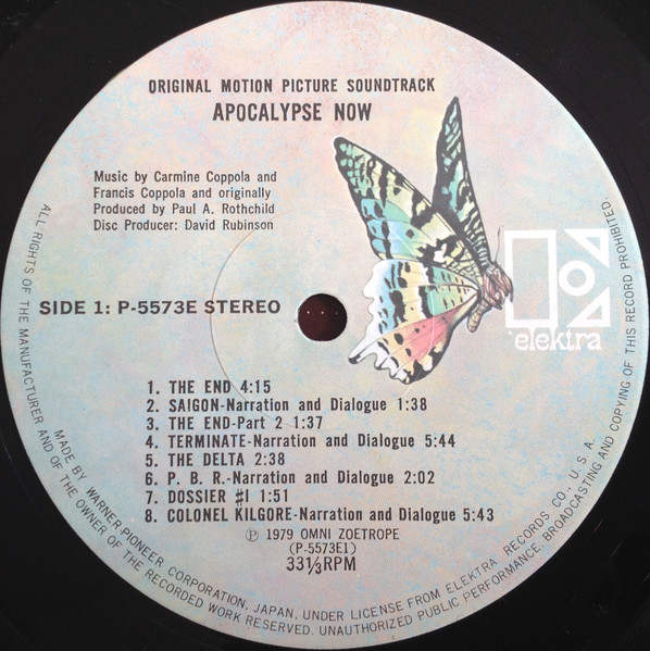 Carmine Coppola & Francis Coppola – Apocalypse Now winyl | japońskie wydanie LP - obrazek 11