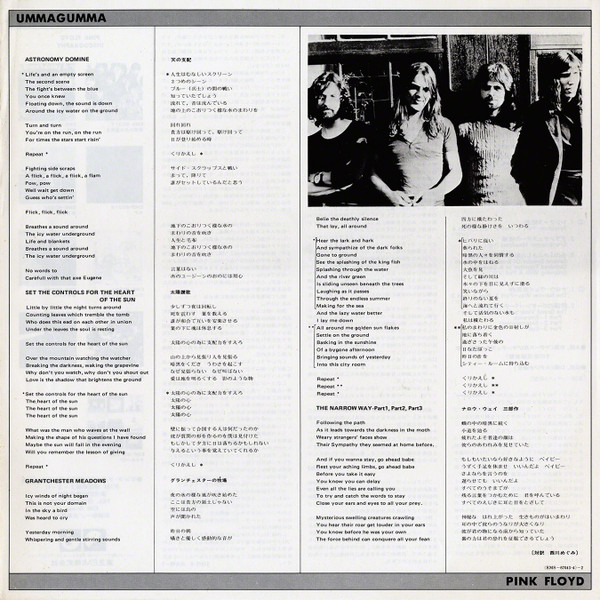 Pink Floyd – Ummagumma winyl | Japan Press 2LP - obrazek 3
