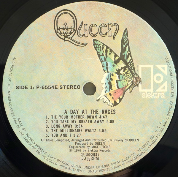 Queen – A Day At The Races winyl | Japan Press LP - obrazek 9
