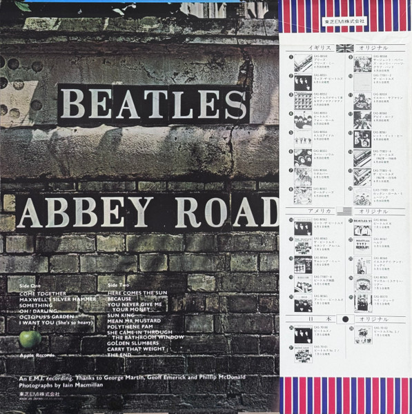The Beatles – Abbey Road winyl | Japan Press LP - obrazek 2