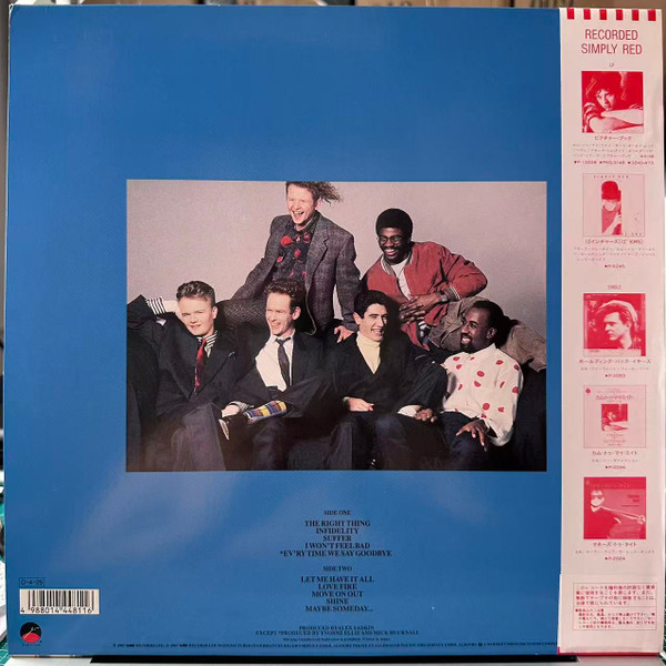 Simply Red – Men And Women winyl | Japan Press LP - obrazek 3