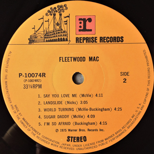 Fleetwood Mac – Fleetwood Mac winyl | Japan Press LP - obrazek 5