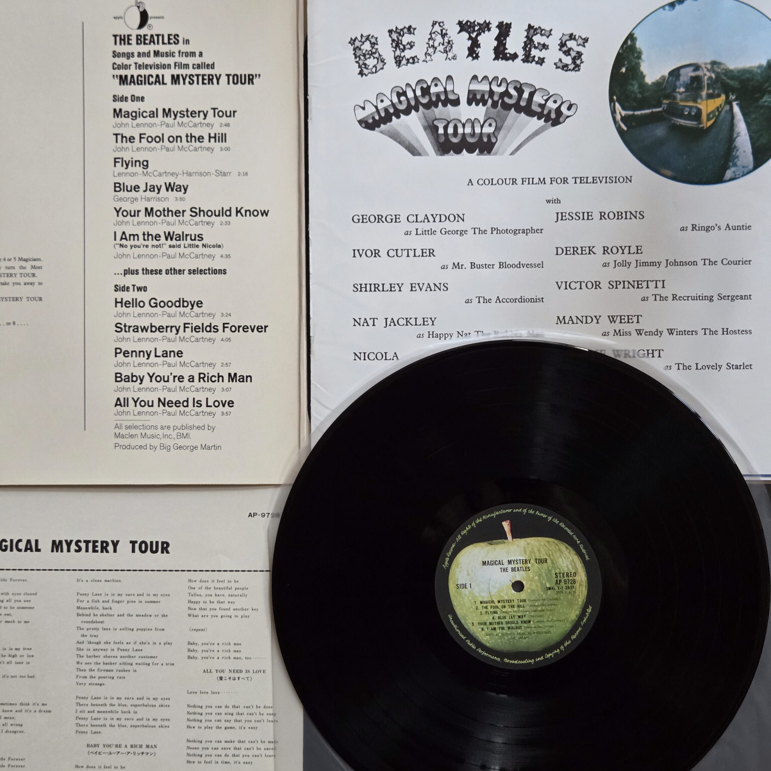 The Beatles – Magical Mystery Tour Japan Press LP AP-9728 - obrazek 11