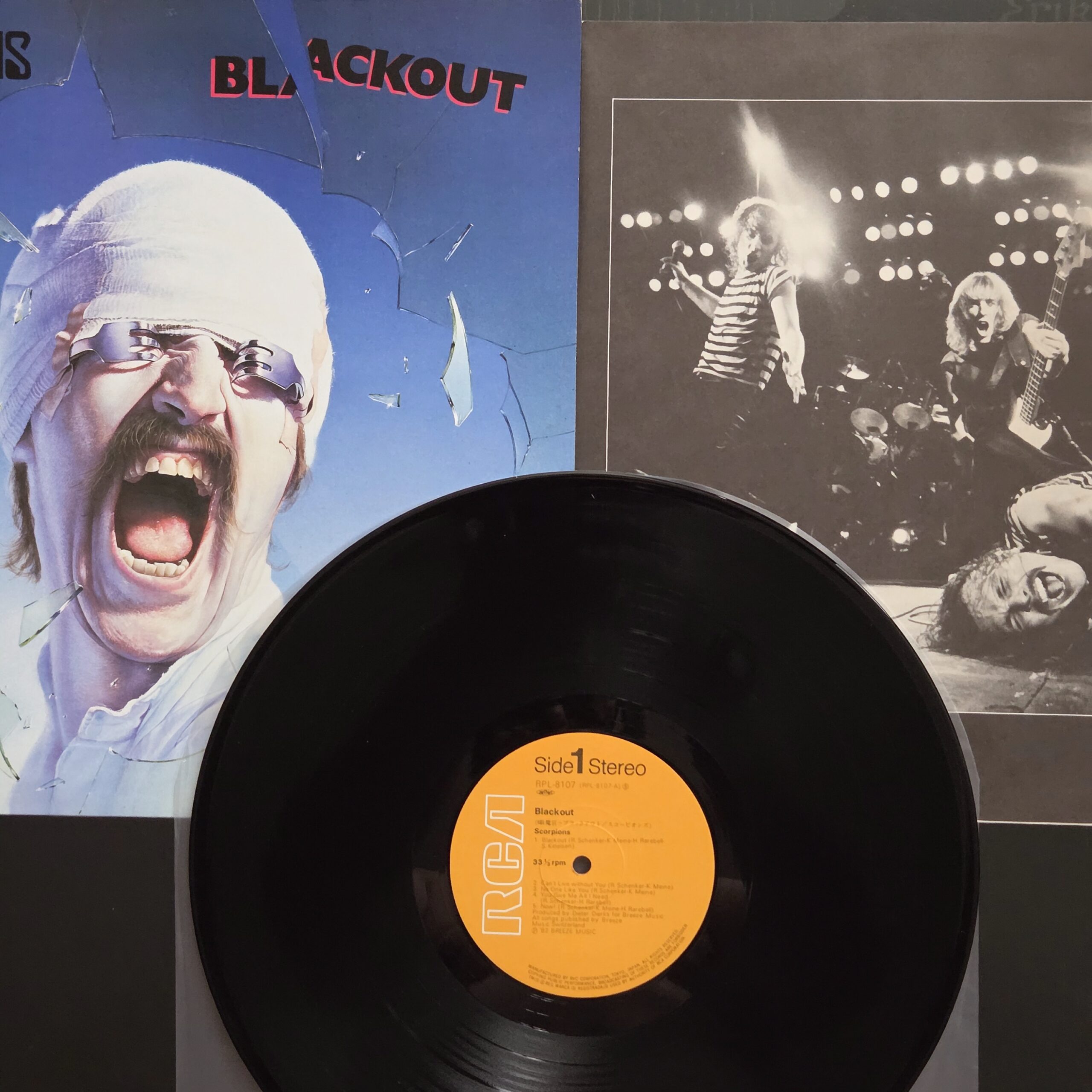 Scorpions – Blackout Japan Press LP RPL-8107 - obrazek 3