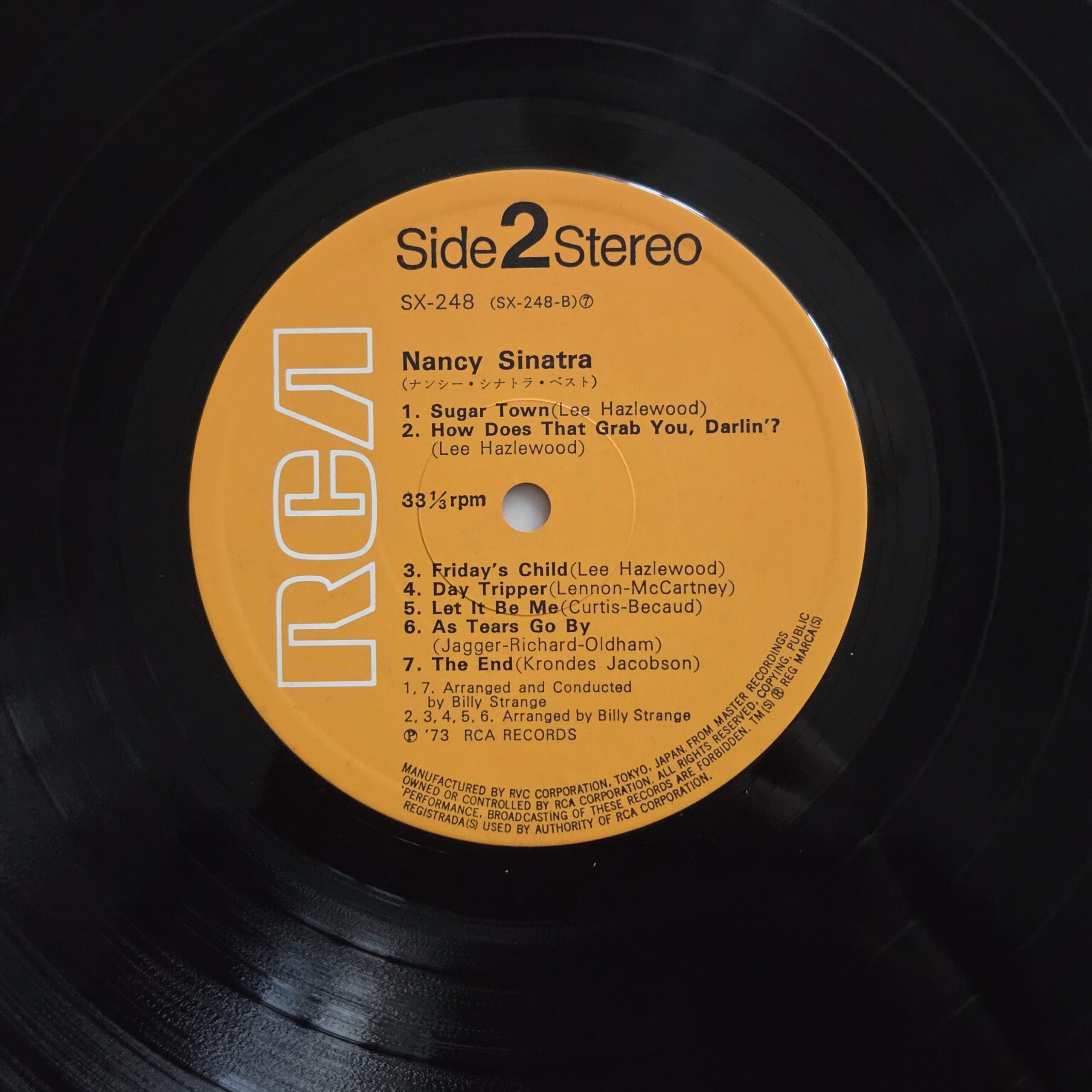 Nancy Sinatra – Nancy Sinatra Japan Press LP SX-248 - obrazek 4
