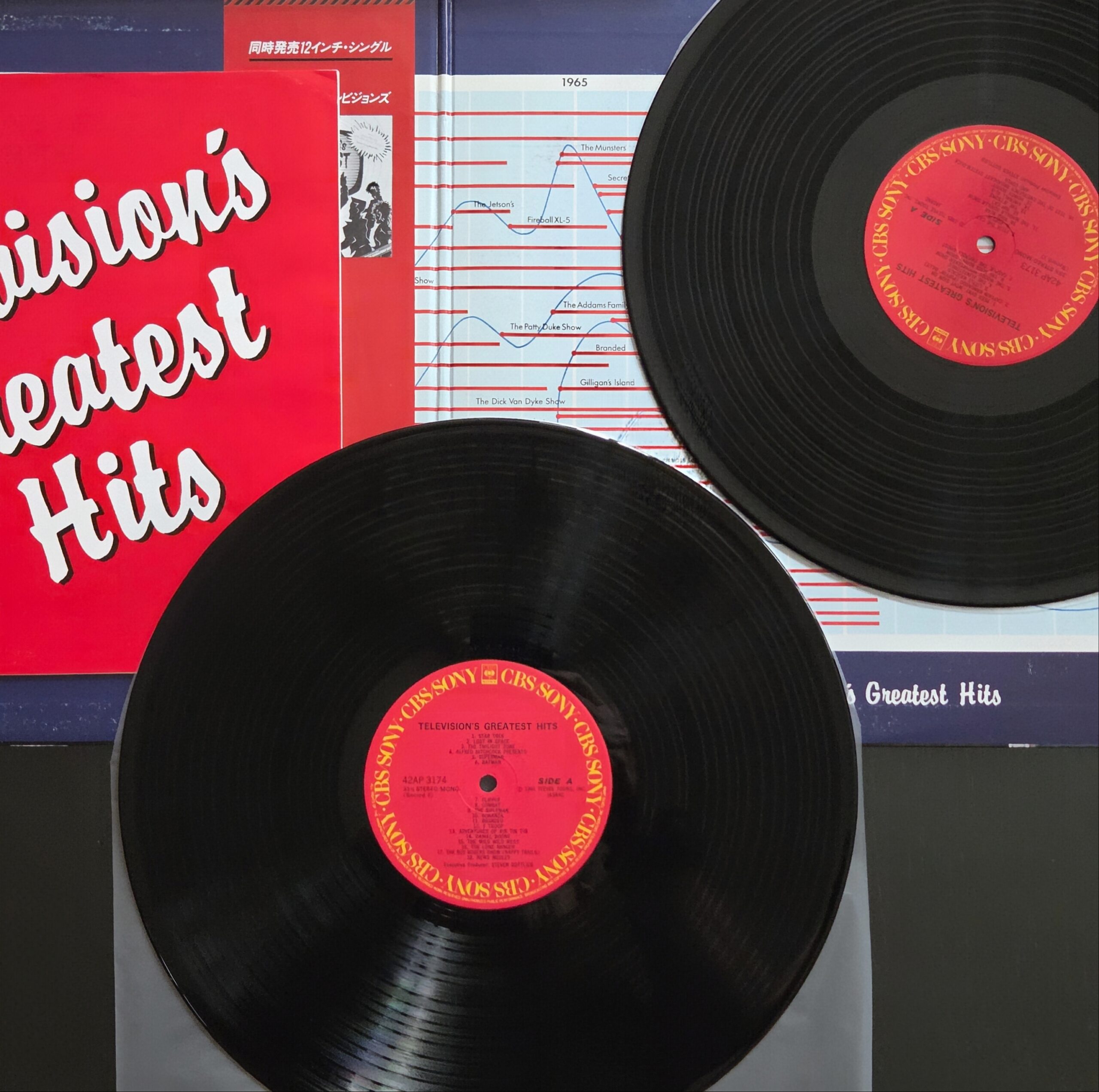 Various – Television's Greatest Hits (65 TV Themes! From The 50's And 60's) Japan Press 2LP 42AP 3173~4 - obrazek 4