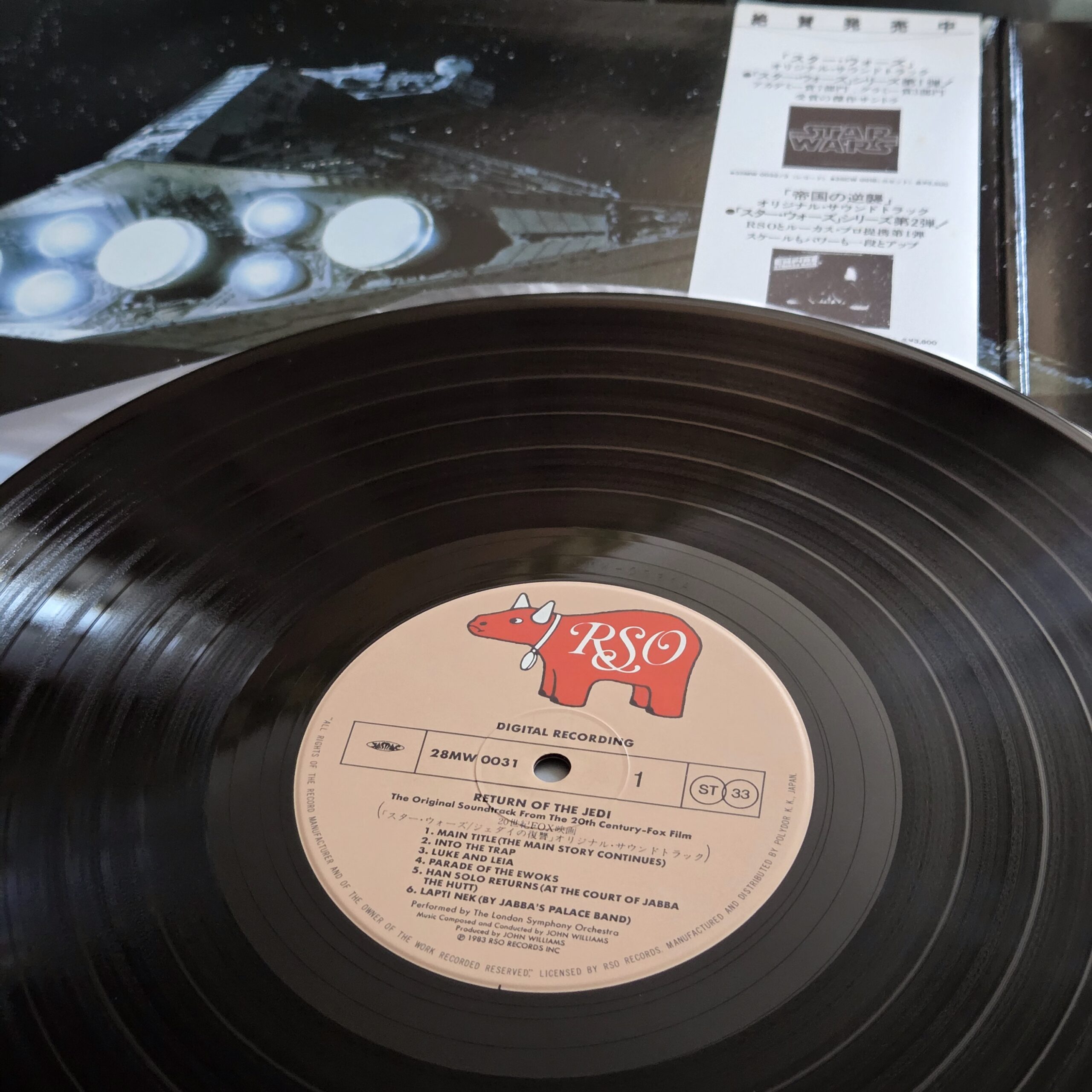 John Williams – Star Wars: Return Of The Jedi (The Original Motion Picture Soundtrack) Japan First Press 28MW 0031 - obrazek 5