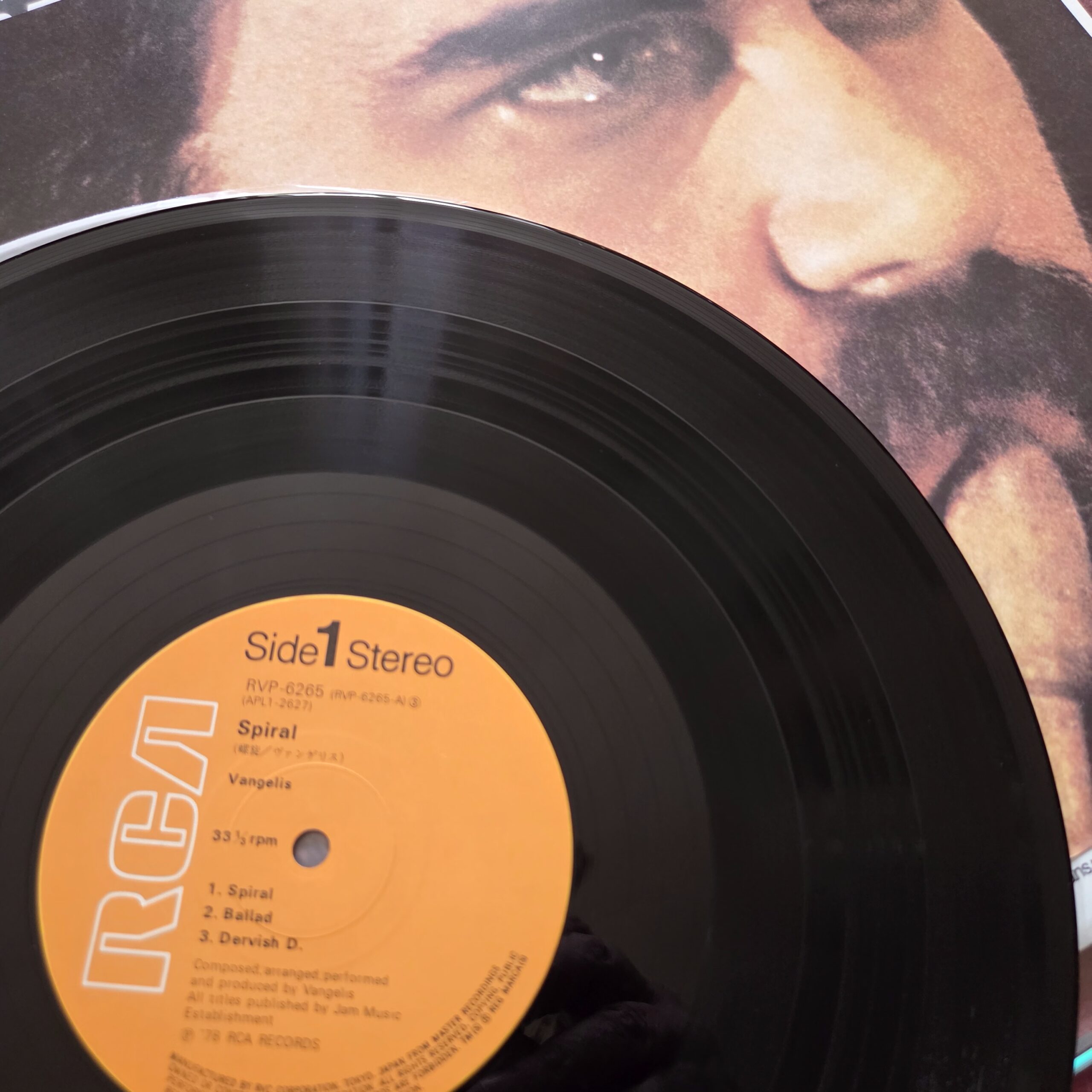 Vangelis – Spiral Japan First Press LP RVP-6265 - obrazek 5