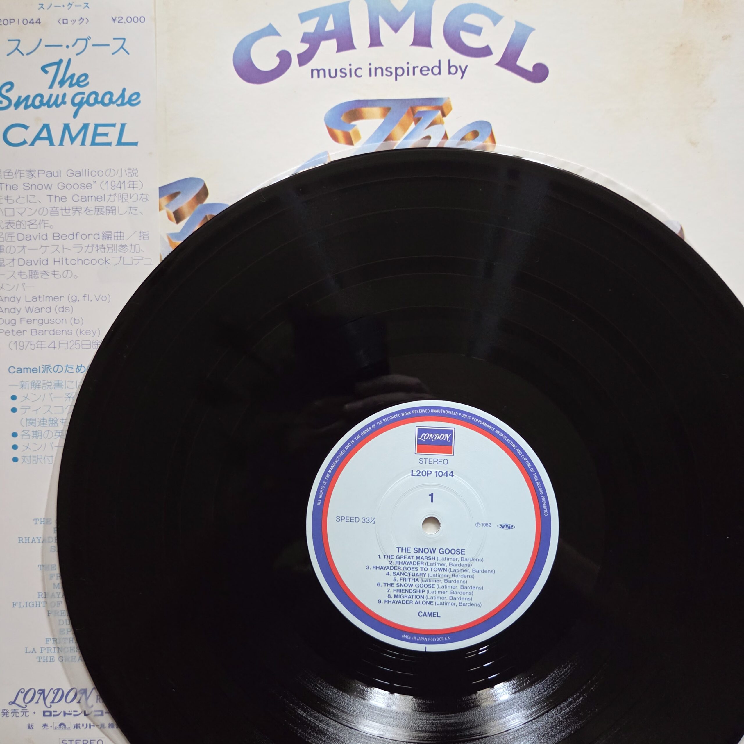 Camel – The Snow Goose Japan Press LP L20P 1044 - obrazek 4