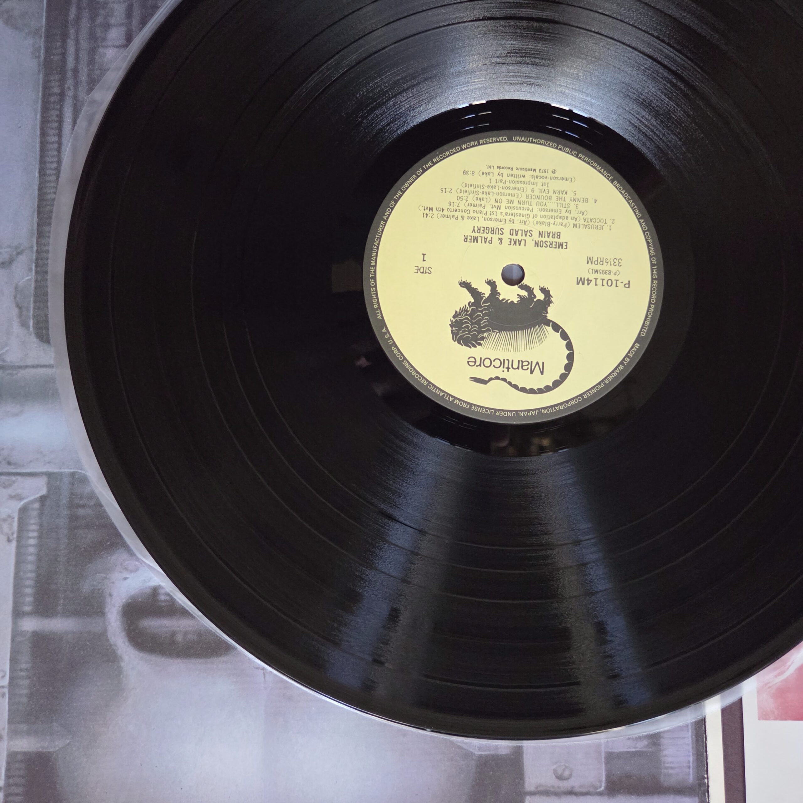 Emerson, Lake & Palmer – Brain Salad Surgery Japan Press LP P-10114M - obrazek 9