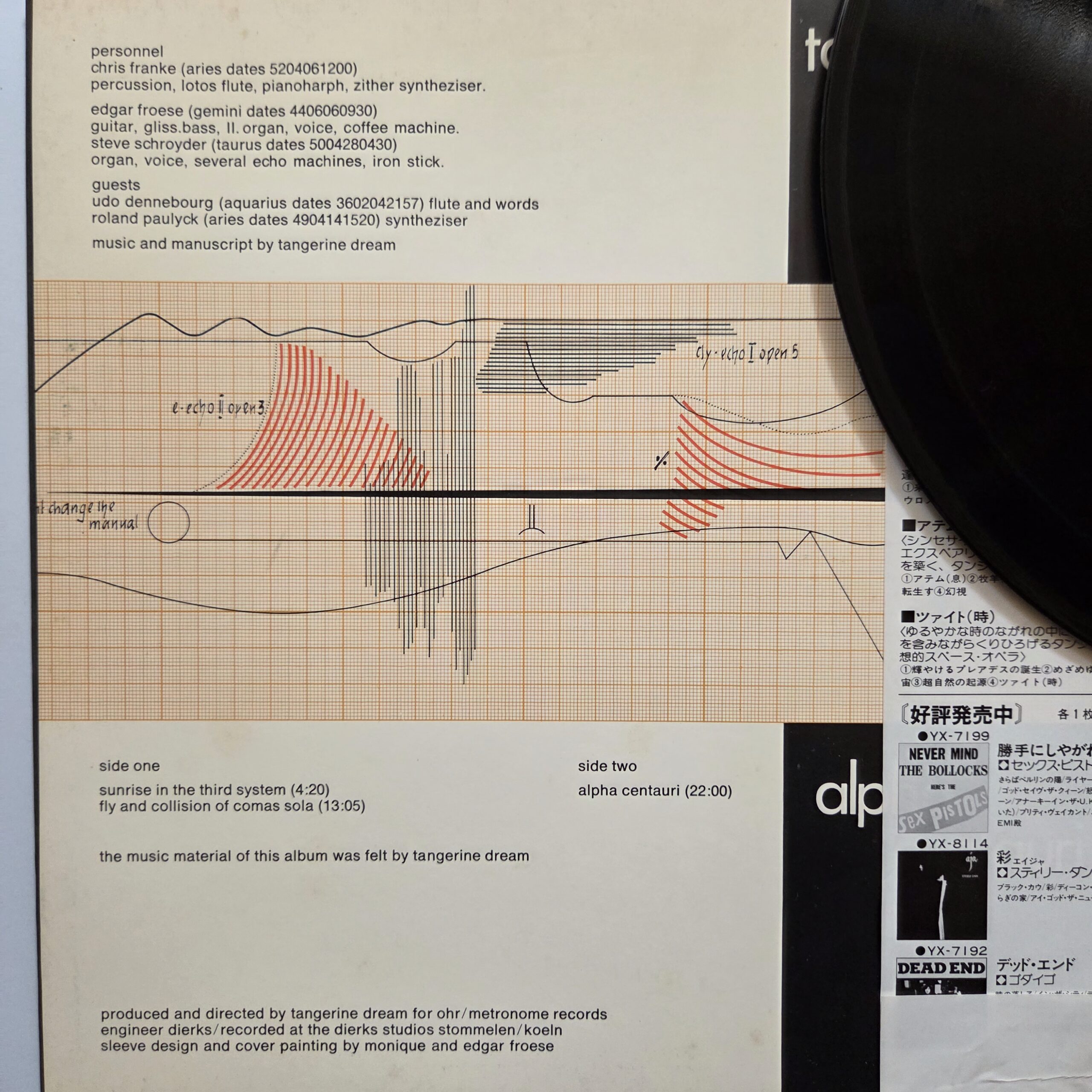 Tangerine Dream – Alpha Centauri Japan Press - obrazek 4