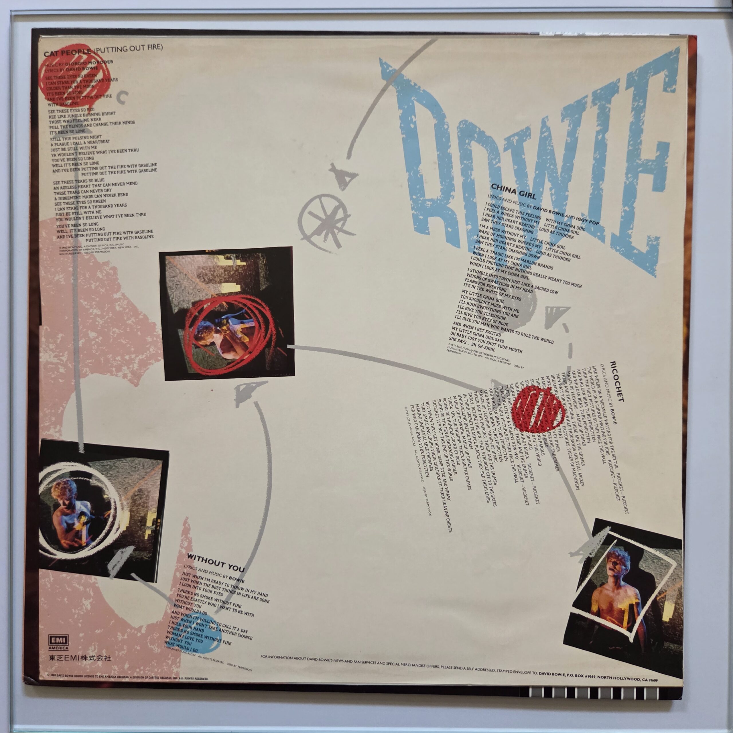 David Bowie – Let’s Dance Japan First Press LP EYS-81580 - obrazek 4