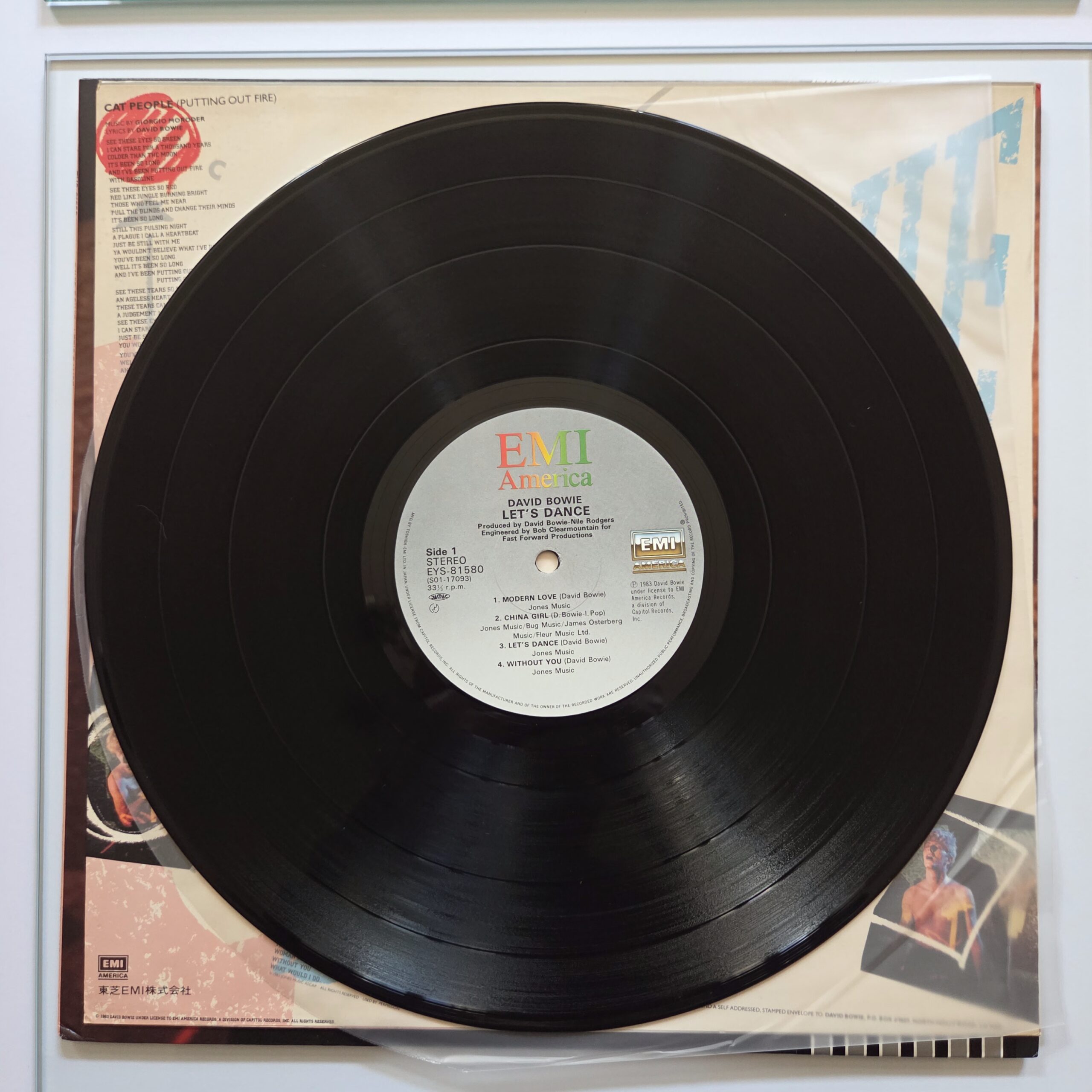 David Bowie – Let’s Dance Japan First Press LP EYS-81580 - obrazek 6