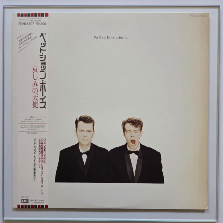 Pet Shop Boys – Actually Japan First Press LP RP28-5507