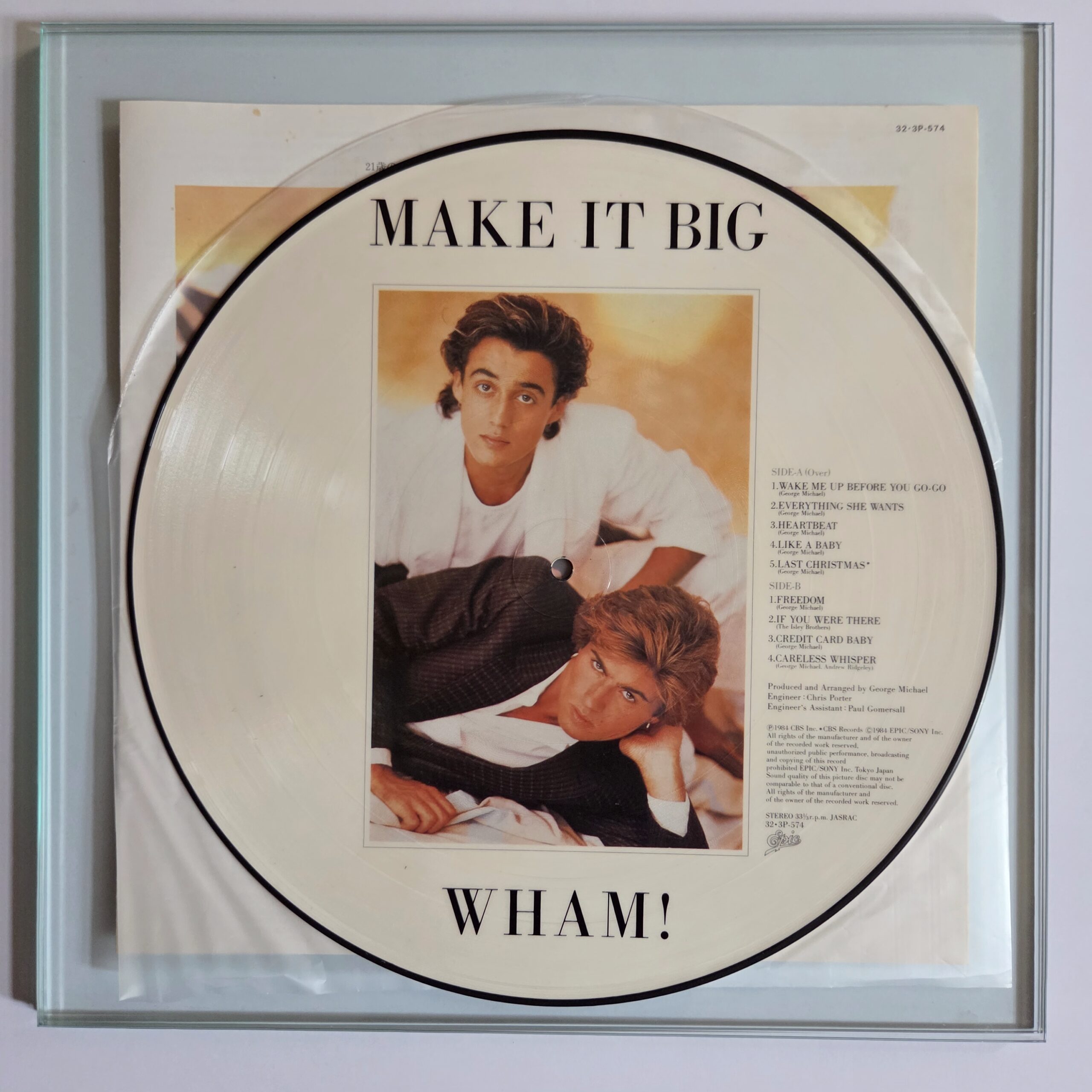 Wham! – Make It Big | Japan 1984 | Picture Disc | 32·3P-574 - obrazek 4