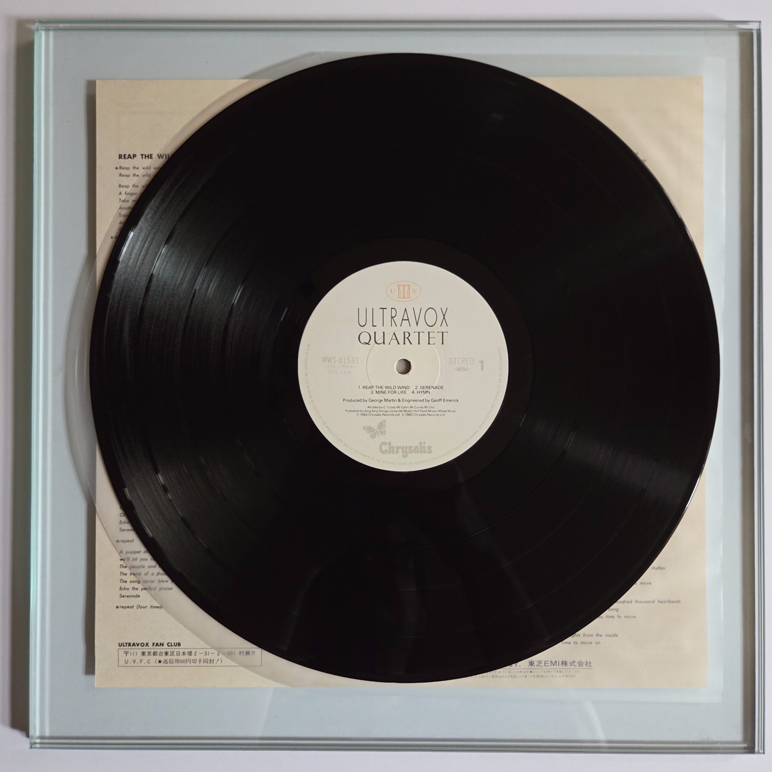 Ultravox – Quartet | Japan First Pressing 1982 | WWS-81531 | OBI + Insert - obrazek 5