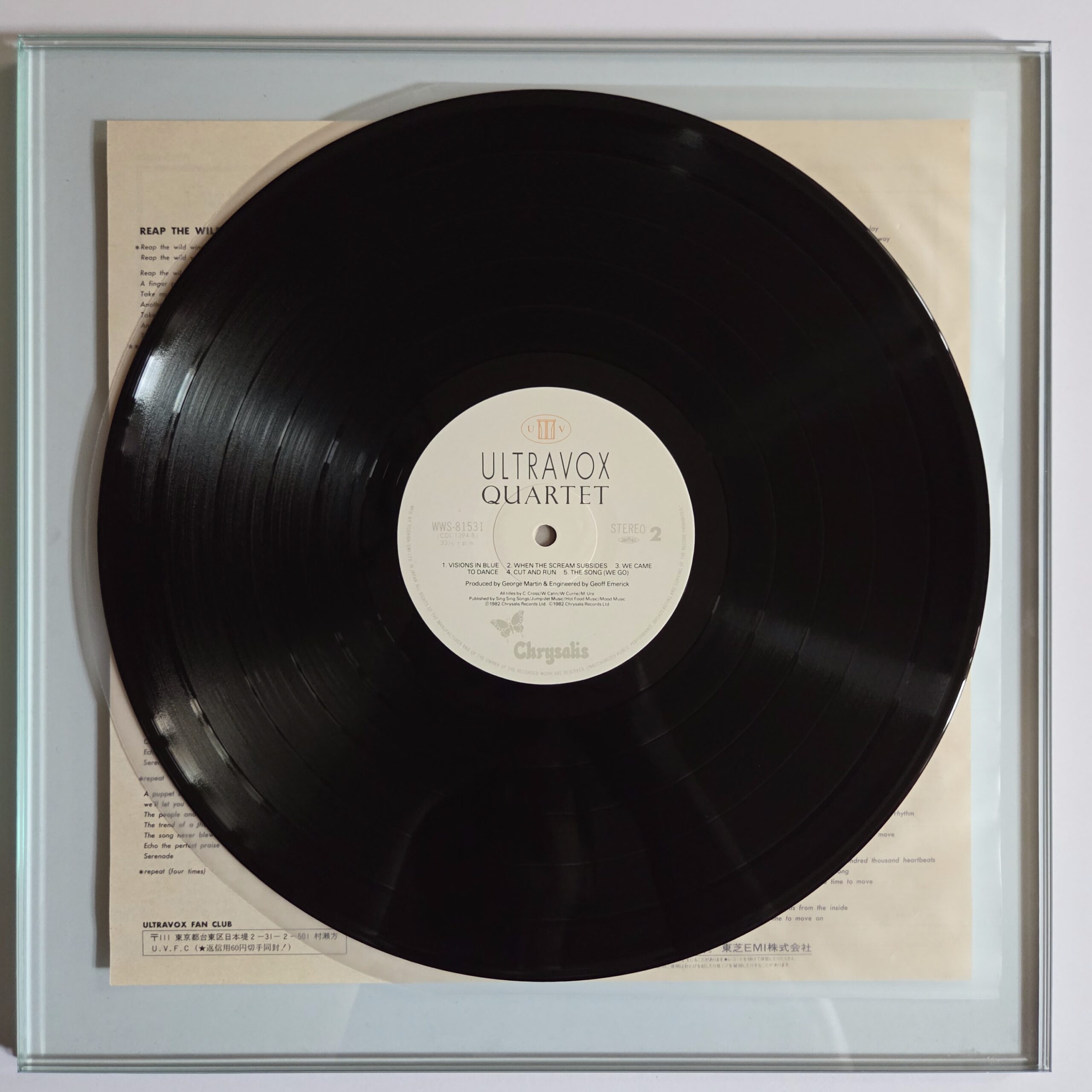 Ultravox – Quartet | Japan First Pressing 1982 | WWS-81531 | OBI + Insert - obrazek 6